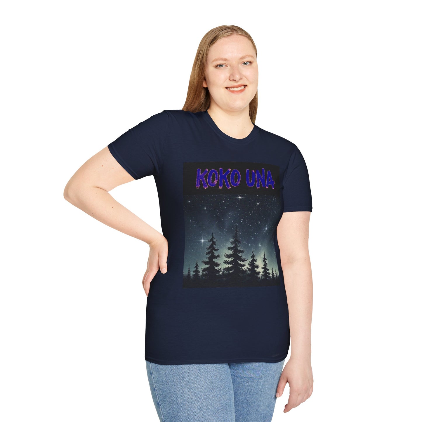 Stars at Night by Koko Una- Unisex Softstyle T-Shirt