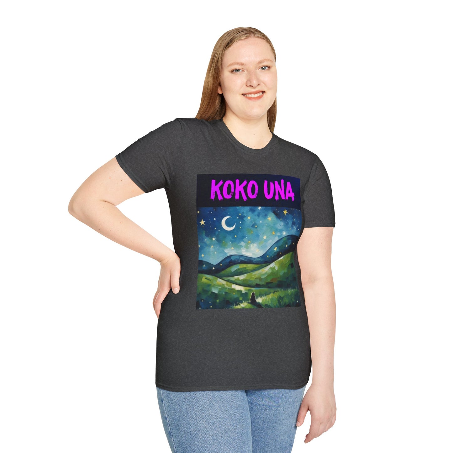 Be One with the Earth by Koko Una- Unisex Softstyle T-Shirt