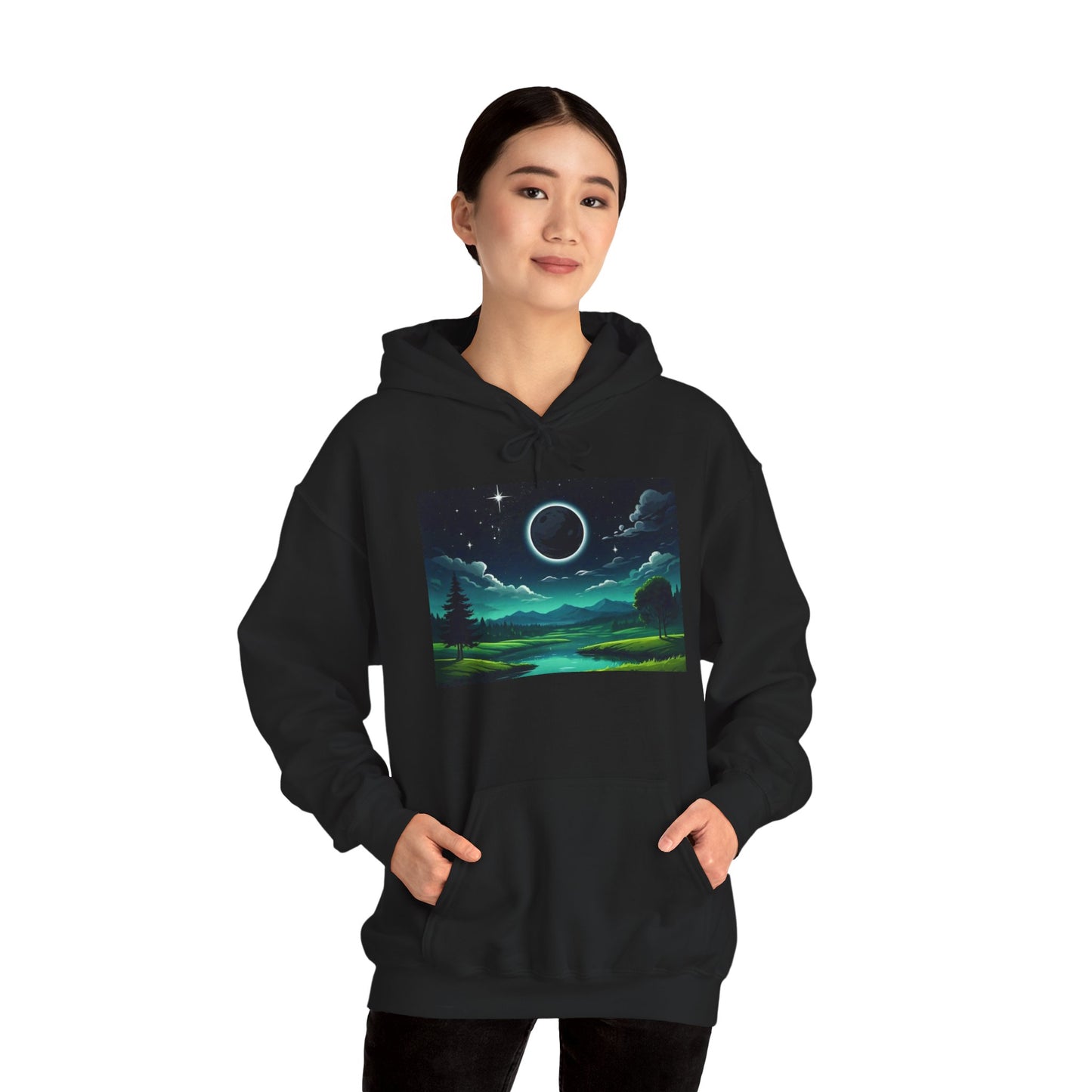 New Moon, New Beginnings by Koko Una- Unisex Hoodie Sweatshirt