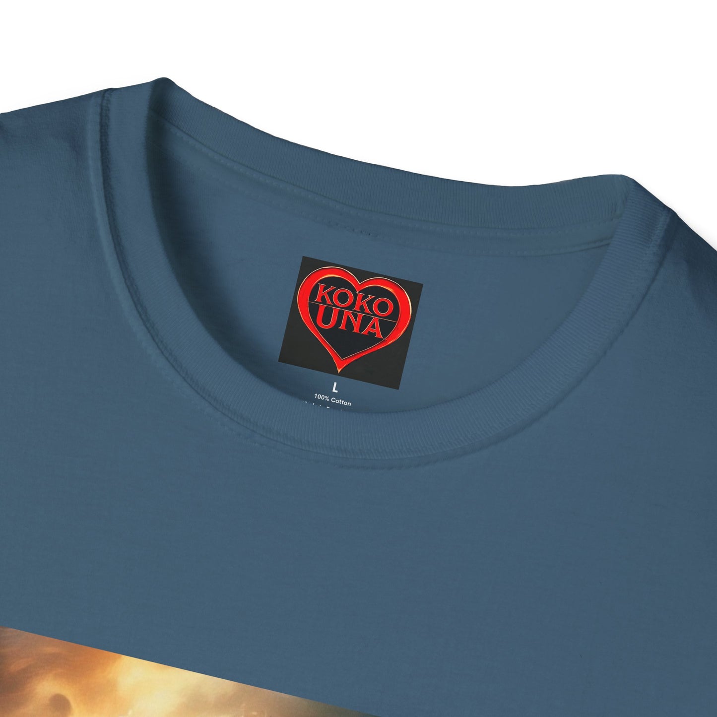 Zodiac by Koko Una- Aries Ram (Picture ONLY)- Unisex Softstyle T-Shirt - Astrology Inspired