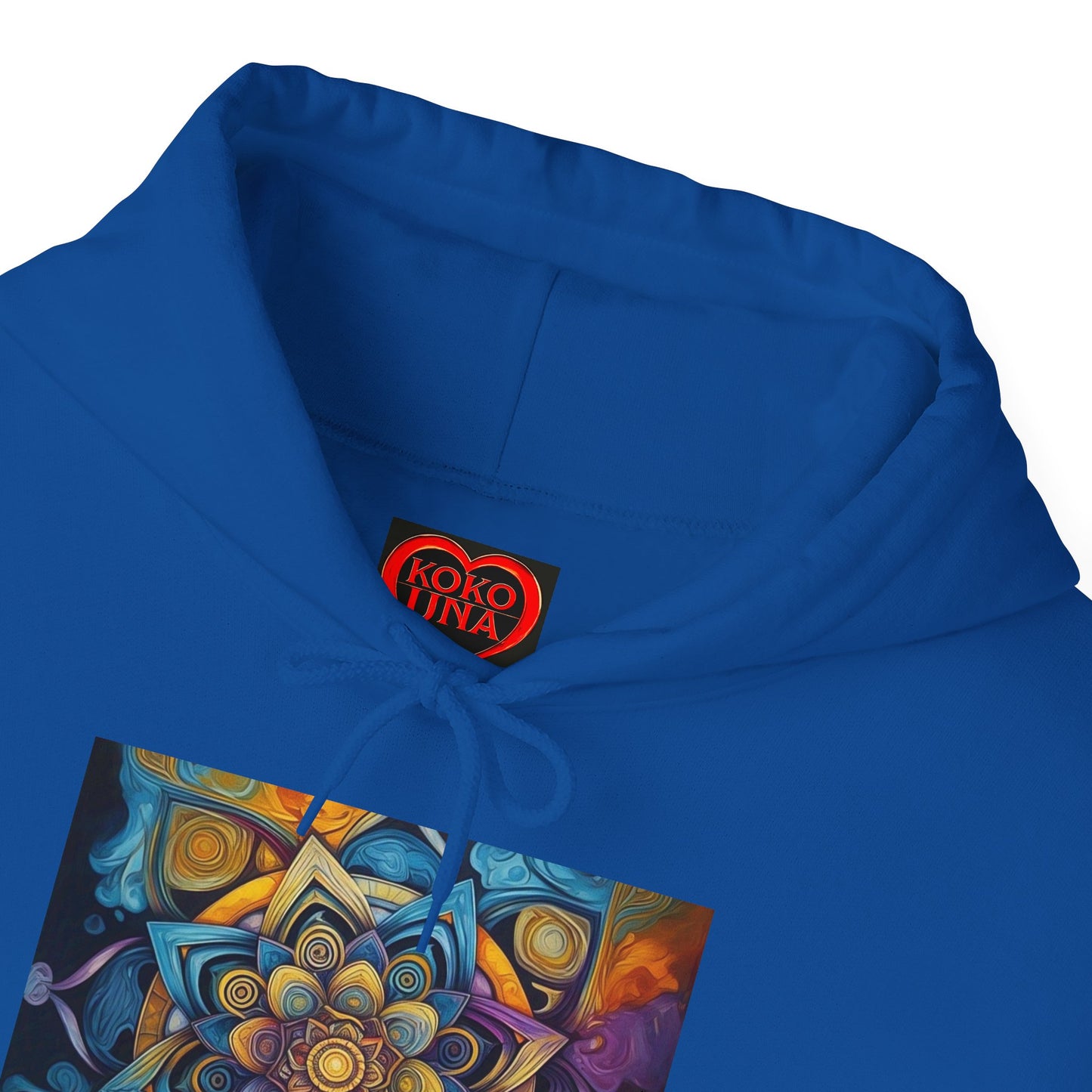 Mandala Enlightenment by Koko Una- Unisex Heavy Blend™ Hooded Sweatshirt