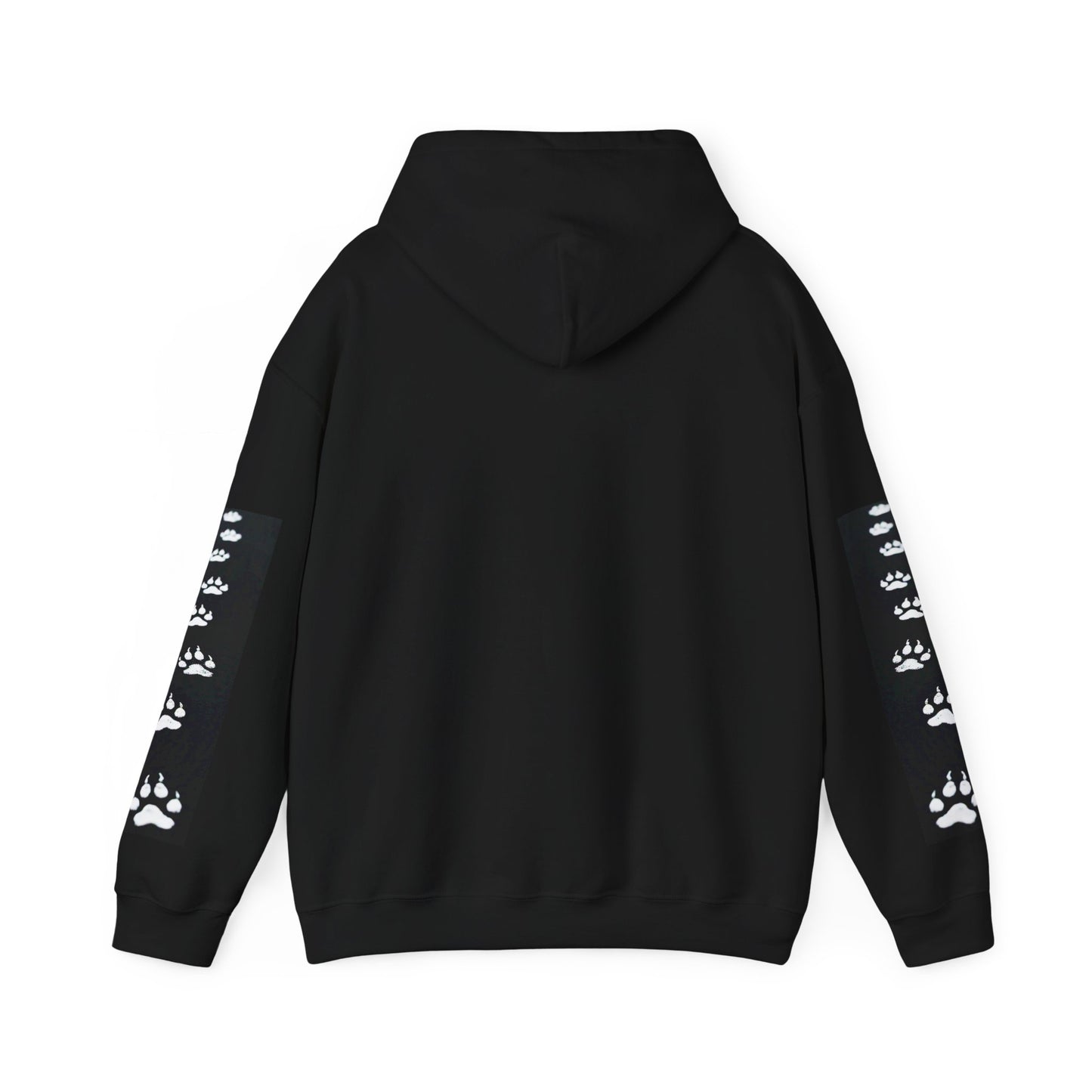 Always in My Heart- Dog Paws Hoodie- Unisex Hooded Sweatshirt