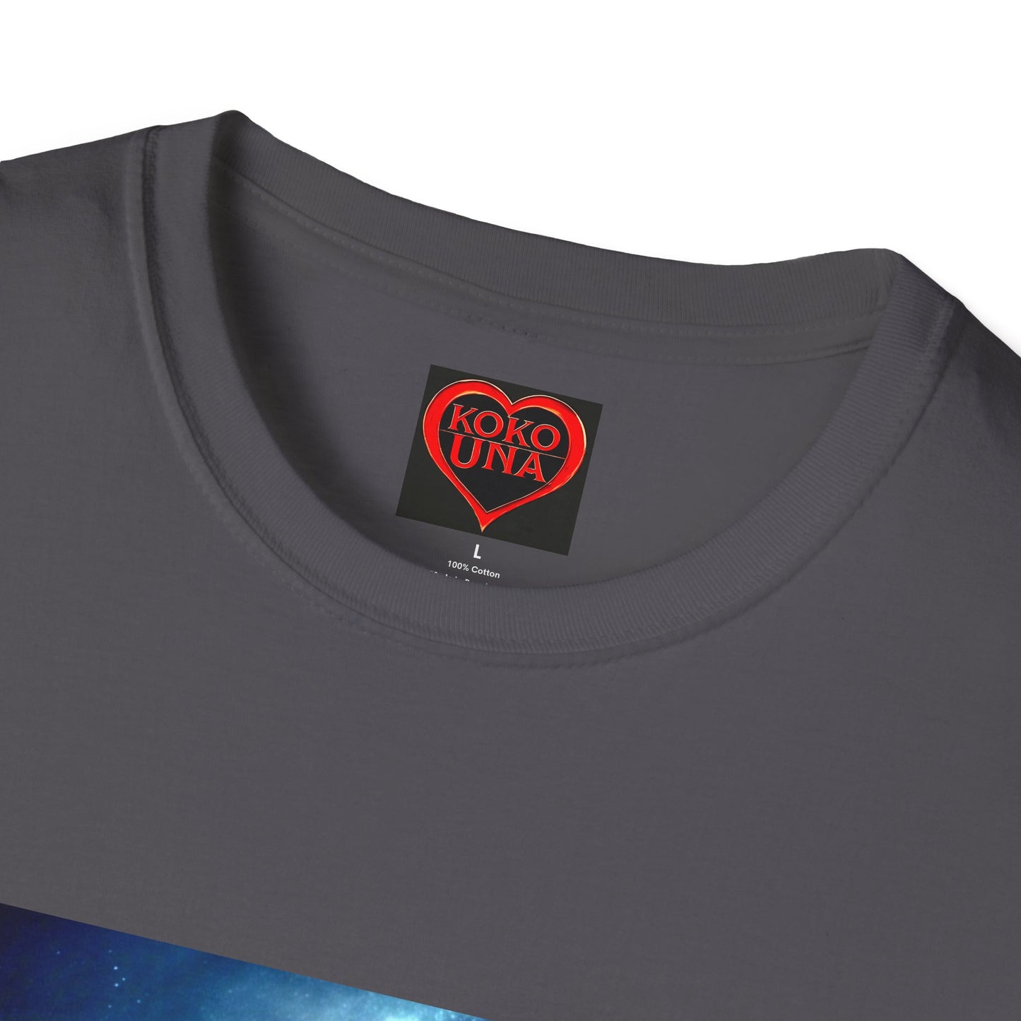 Zodiac by Koko Una- Aquarius Water Bearer (Picture ONLY)- Unisex Softstyle T-Shirt - Astrology Inspired