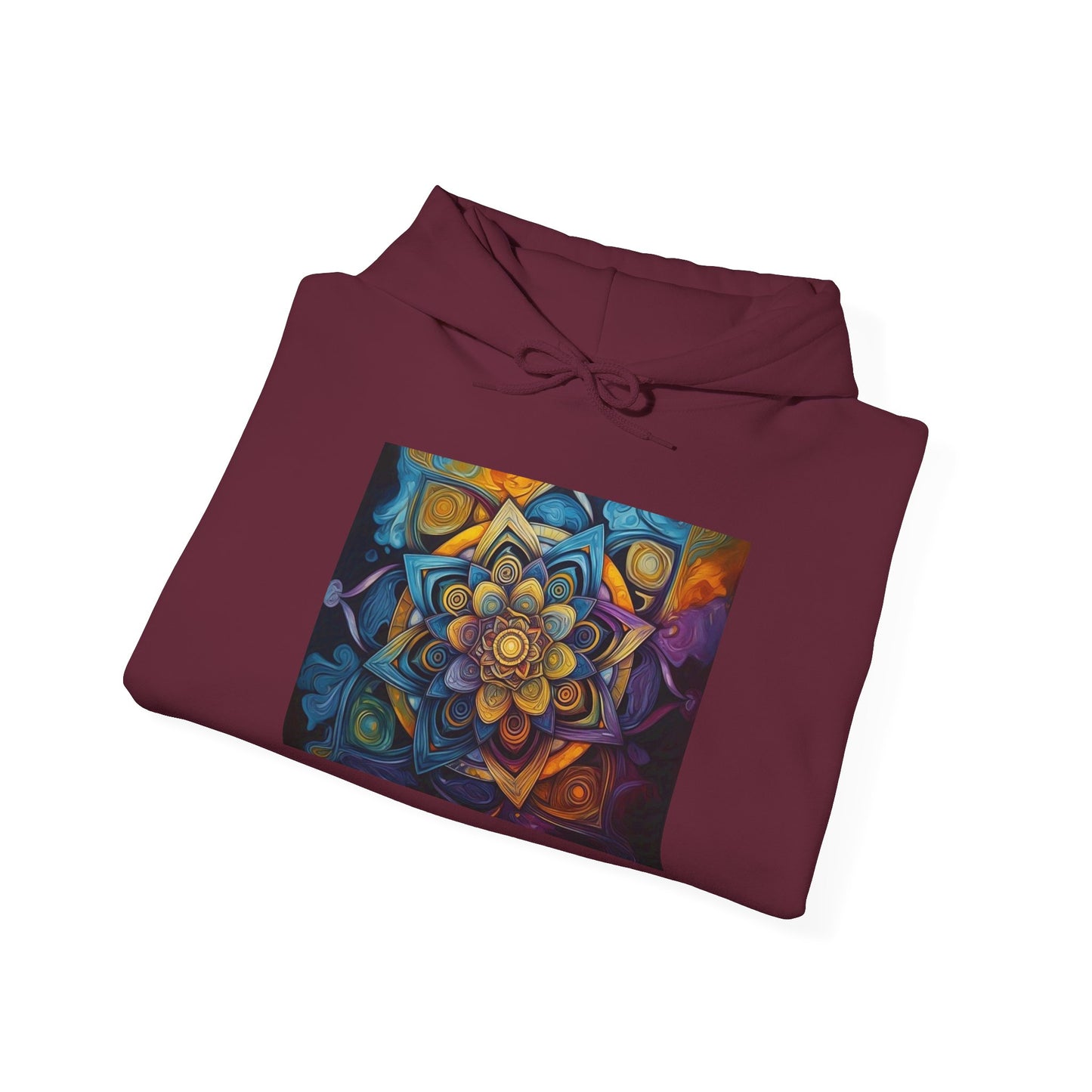Mandala Enlightenment by Koko Una- Unisex Heavy Blend™ Hooded Sweatshirt