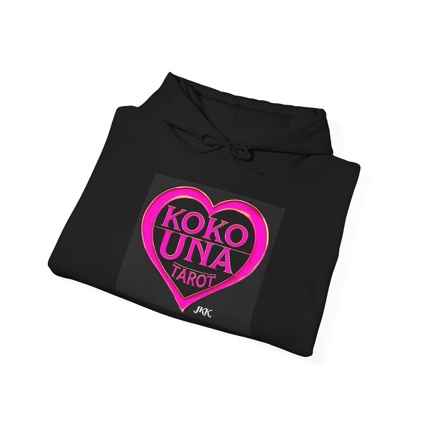 Koko Una Tarot- Official Pink Heart Logo- Hooded Sweatshirt Unisex Heavy Blend™