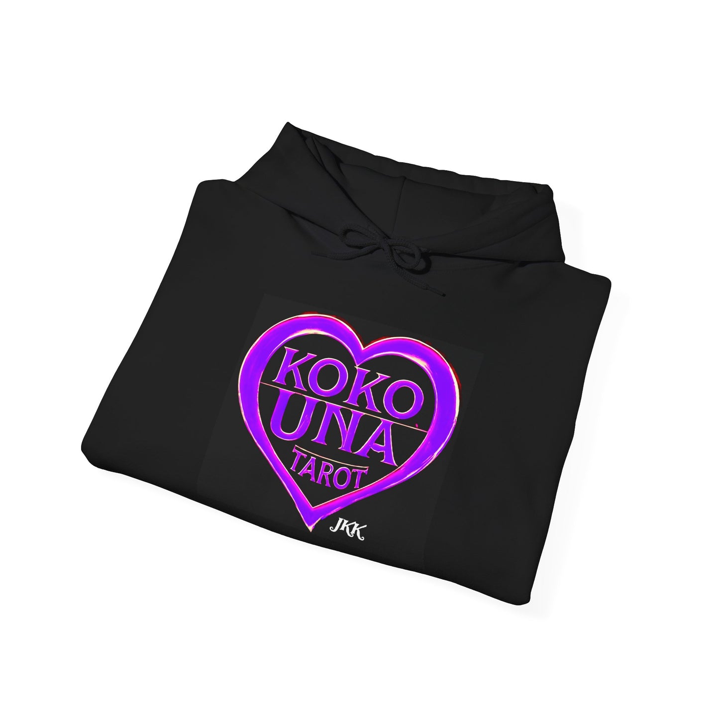 Koko Una Tarot- Official Purple Heart Logo- Unisex Heavy Blend Hoodie Sweatshirt