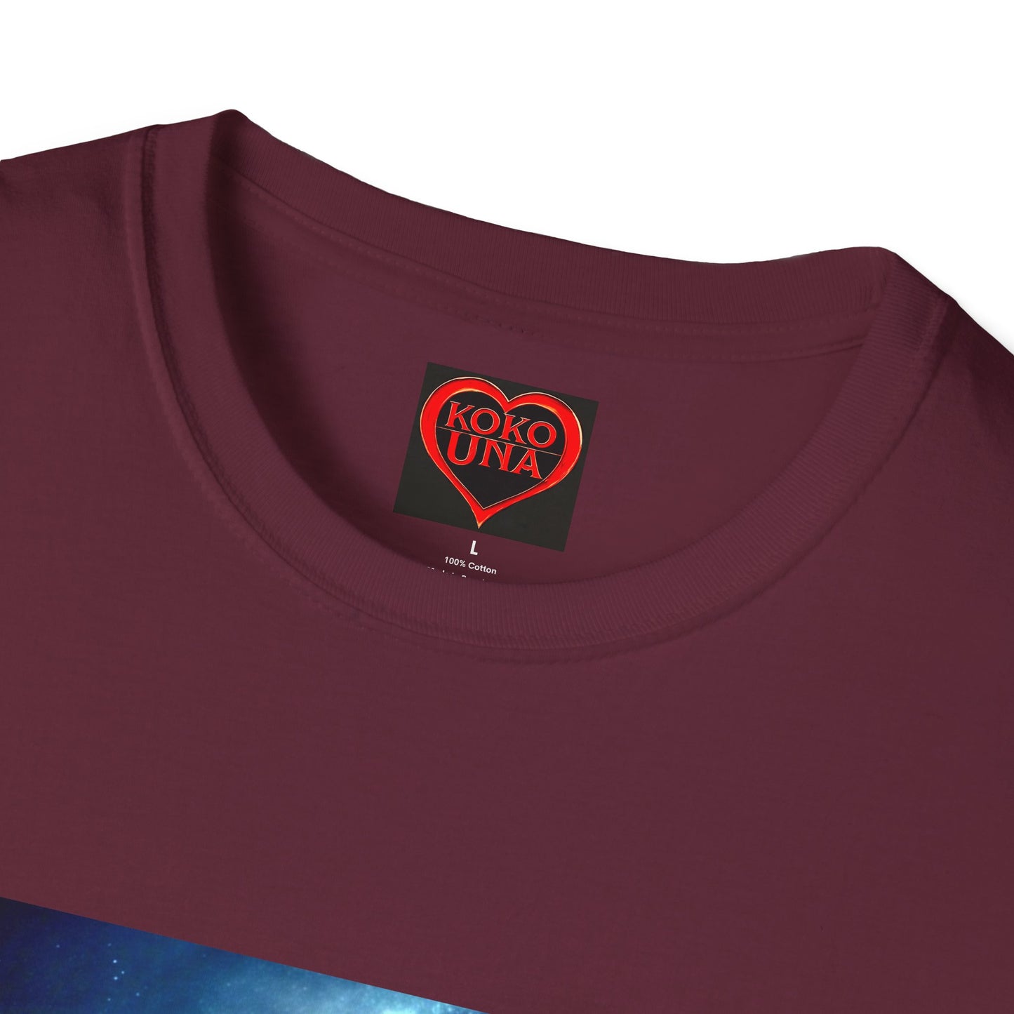 Zodiac by Koko Una- Aquarius Water Bearer (Picture ONLY)- Unisex Softstyle T-Shirt - Astrology Inspired