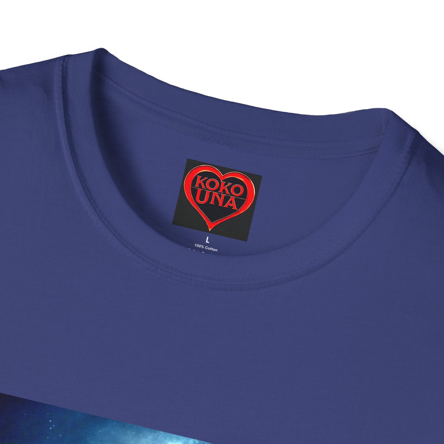 Zodiac by Koko Una- Aquarius Water Bearer (Picture ONLY)- Unisex Softstyle T-Shirt - Astrology Inspired