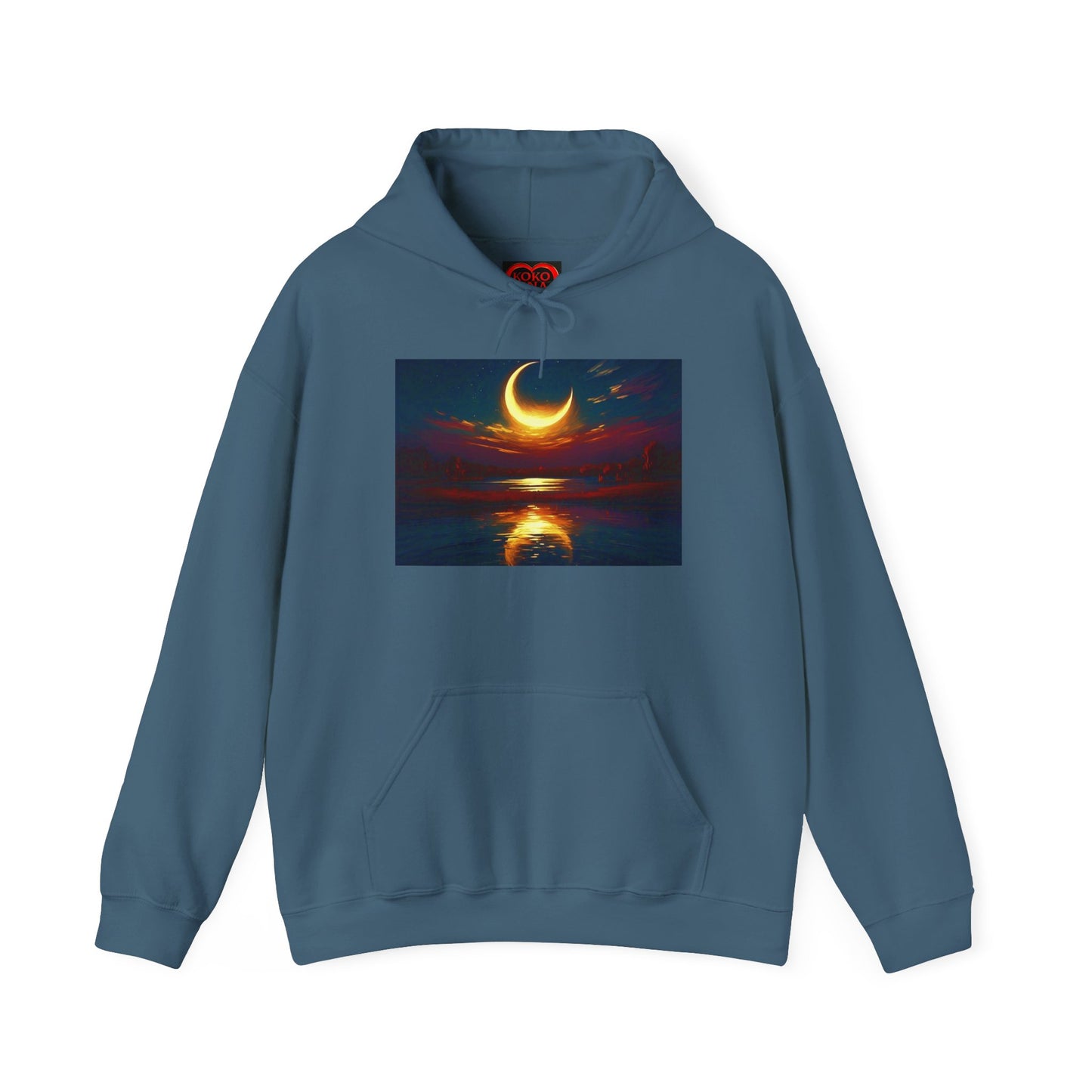 Mystical Sky Eclipse by Koko Una- Unisex Hooded Sweatshirt