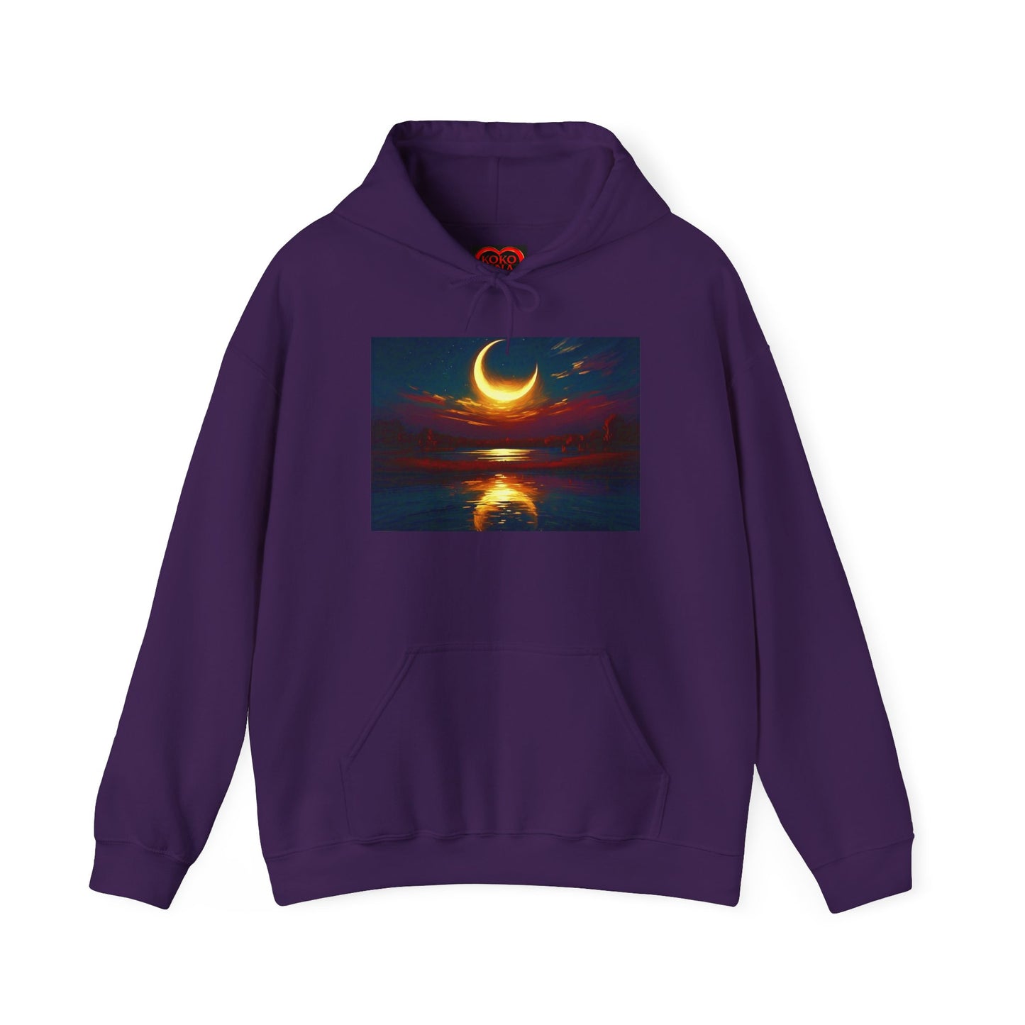 Mystical Sky Eclipse by Koko Una- Unisex Hooded Sweatshirt