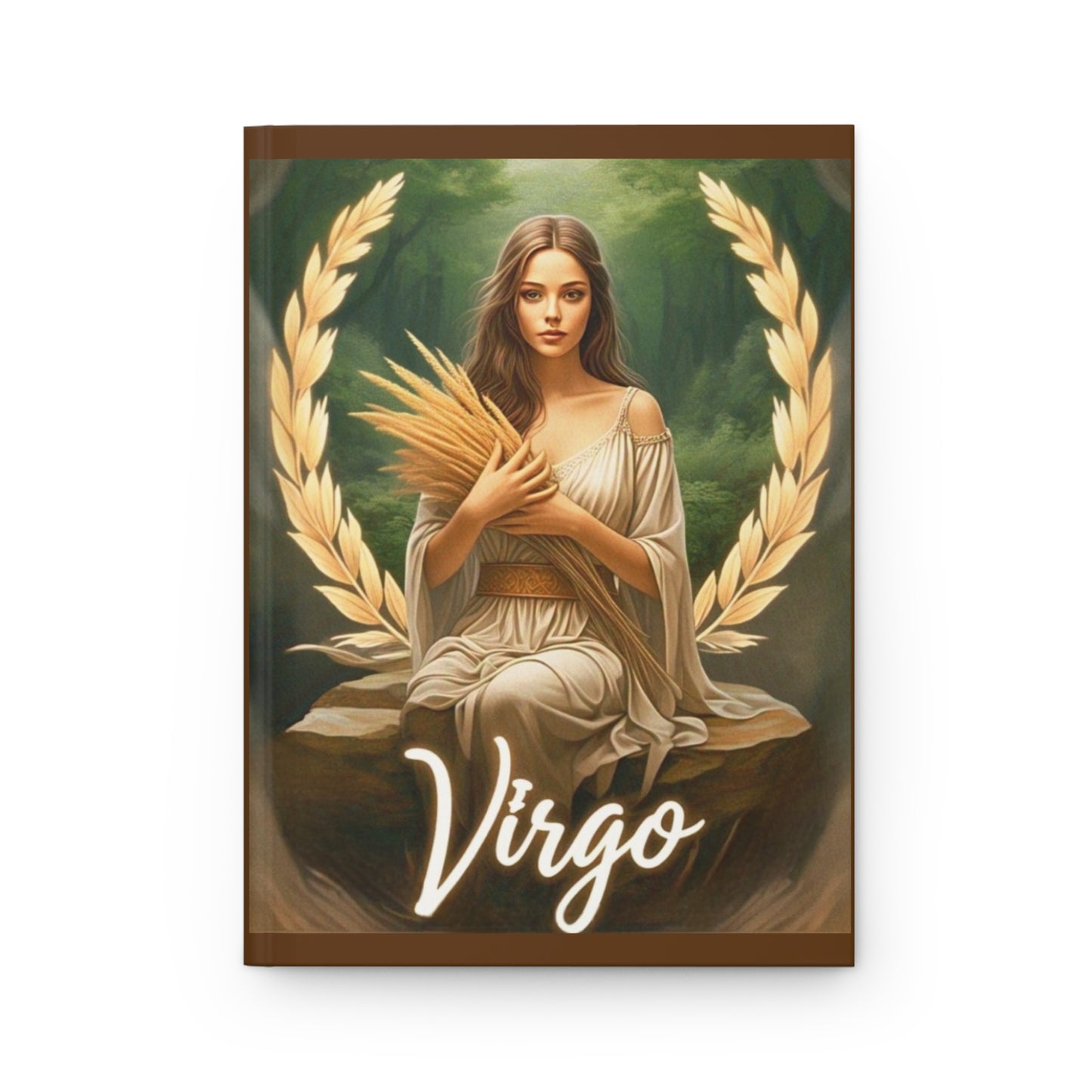 Zodiac "Virgo" Journal- Hardcover Matte 8" x 5.5" Dark Blue