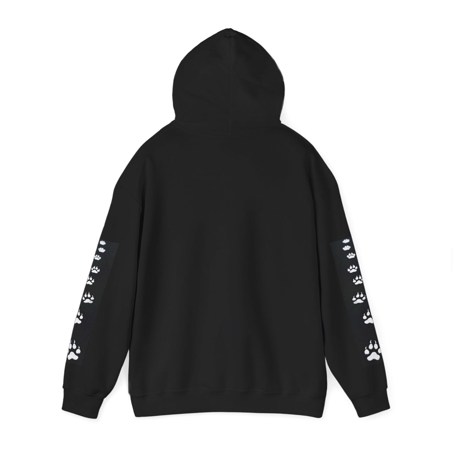 Always in My Heart- Dog Paws Hoodie- Unisex Hooded Sweatshirt