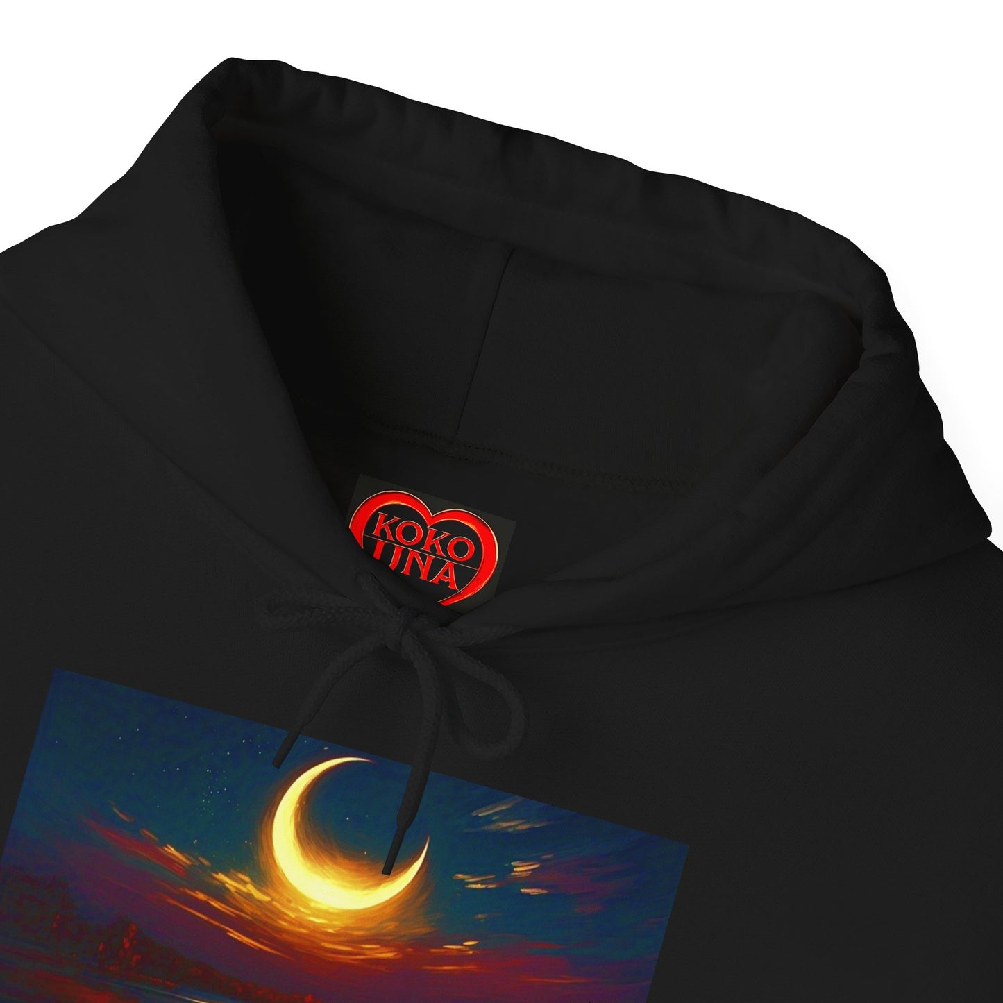 Mystical Sky Eclipse by Koko Una- Unisex Hooded Sweatshirt