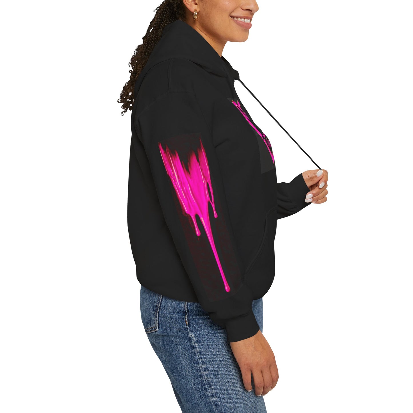 Koko Una Tarot- Official Pink Heart Logo- Hooded Sweatshirt Unisex Heavy Blend™