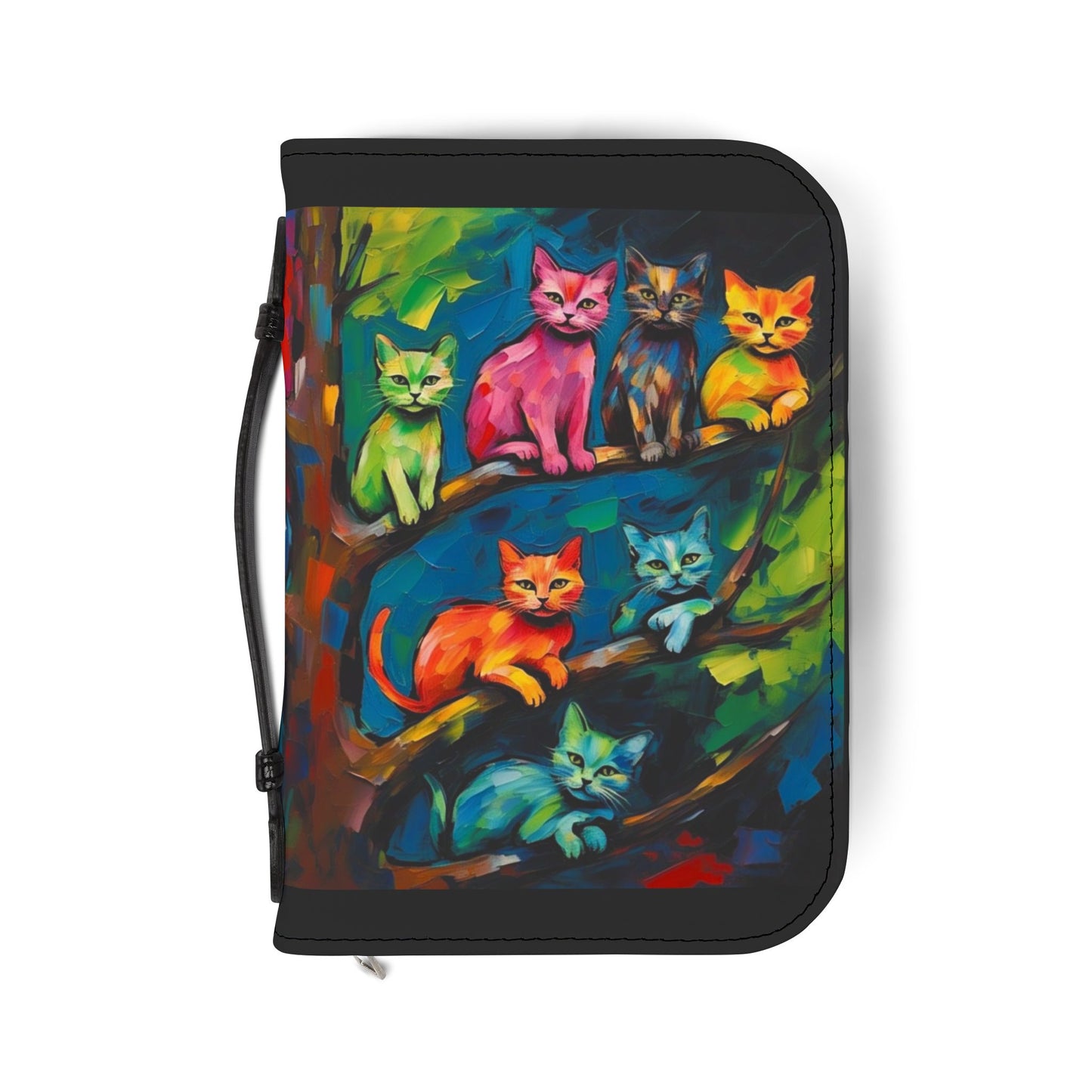 Painted Cat Tree Book/Bible Cover, 4 sizes