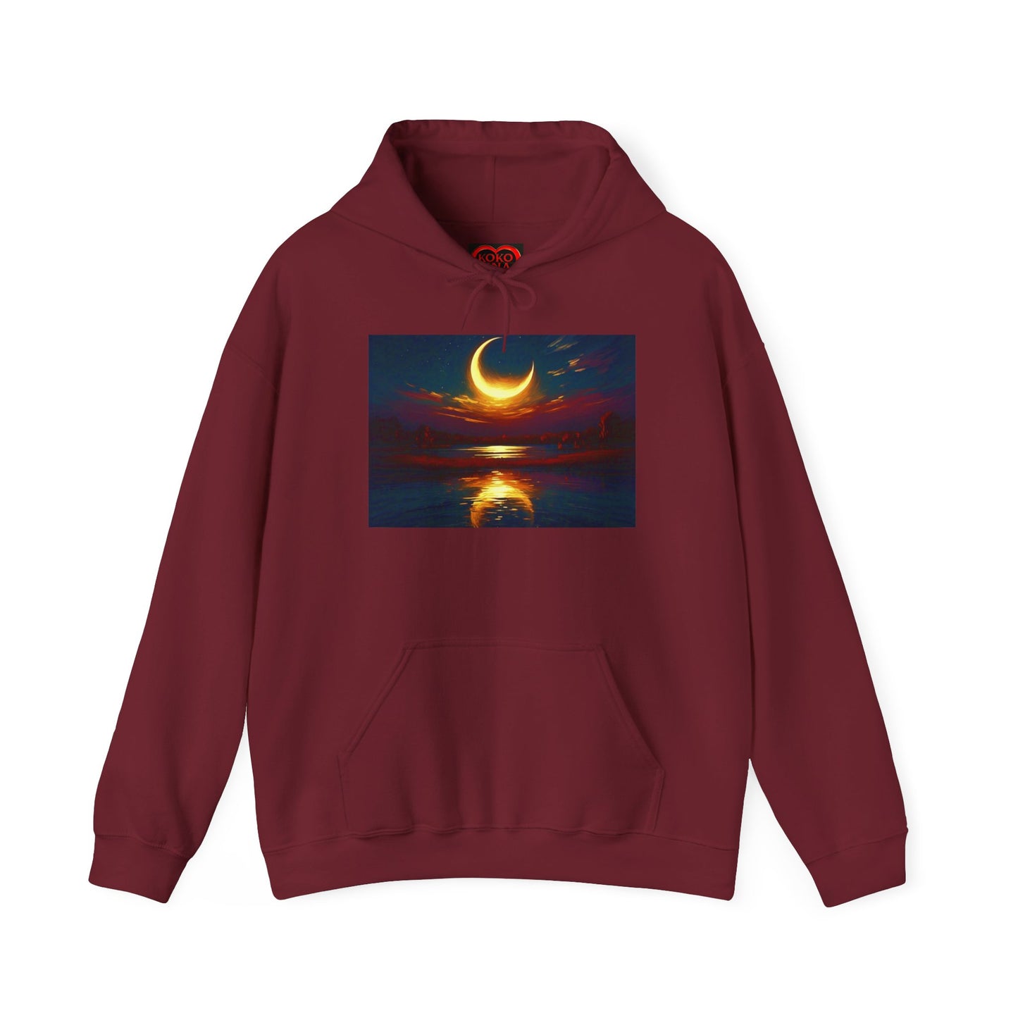 Mystical Sky Eclipse by Koko Una- Unisex Hooded Sweatshirt