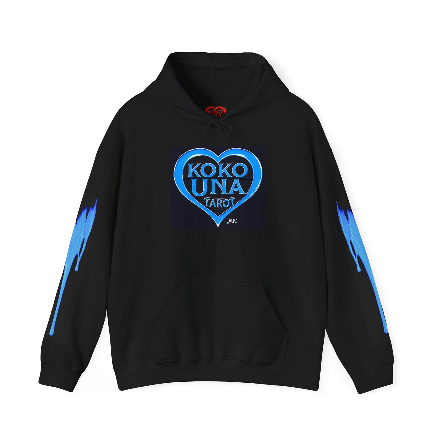 Koko Una Tarot- Official Blue Heart Logo- Unisex Heavy Blend Hoodie Sweatshirt