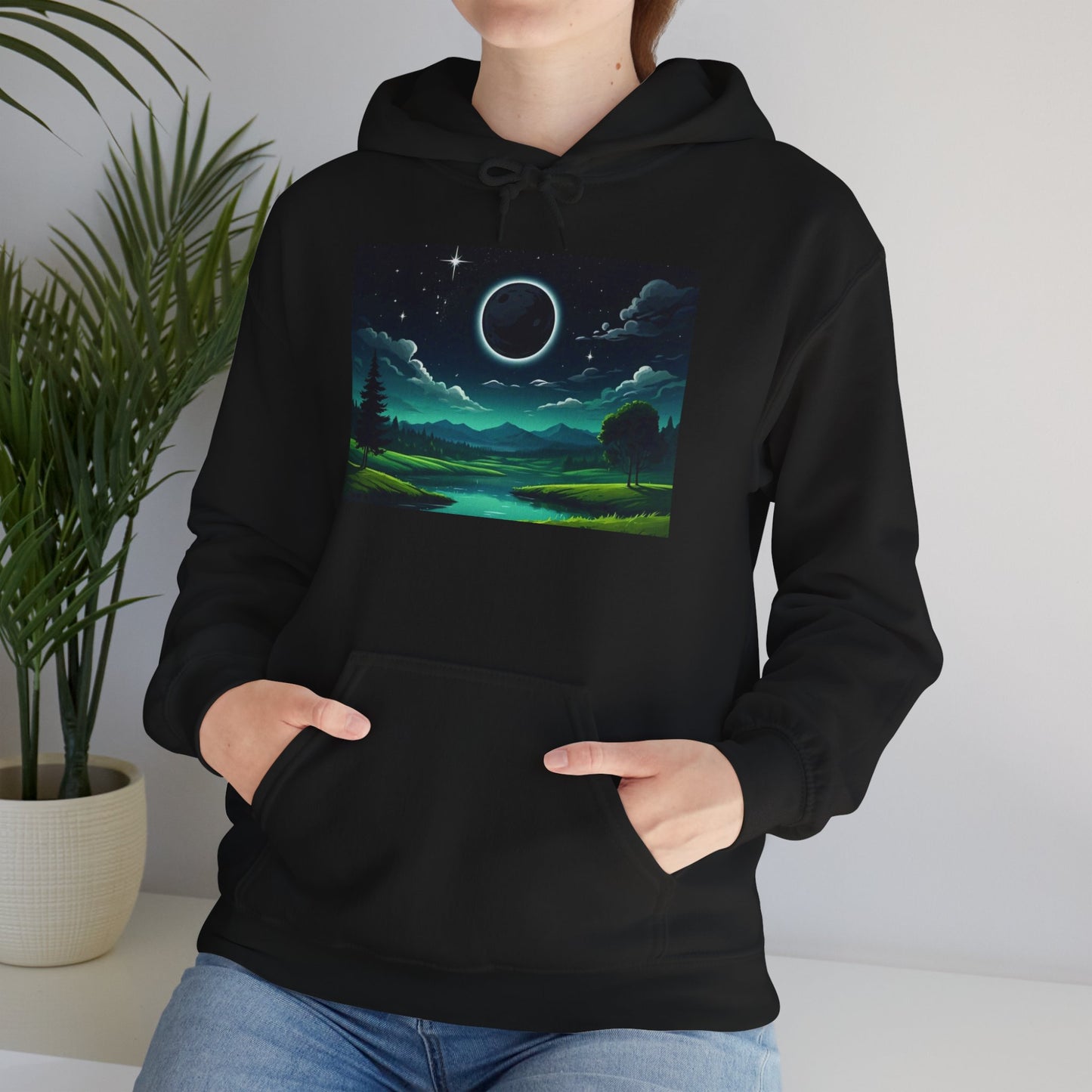 New Moon, New Beginnings by Koko Una- Unisex Hoodie Sweatshirt
