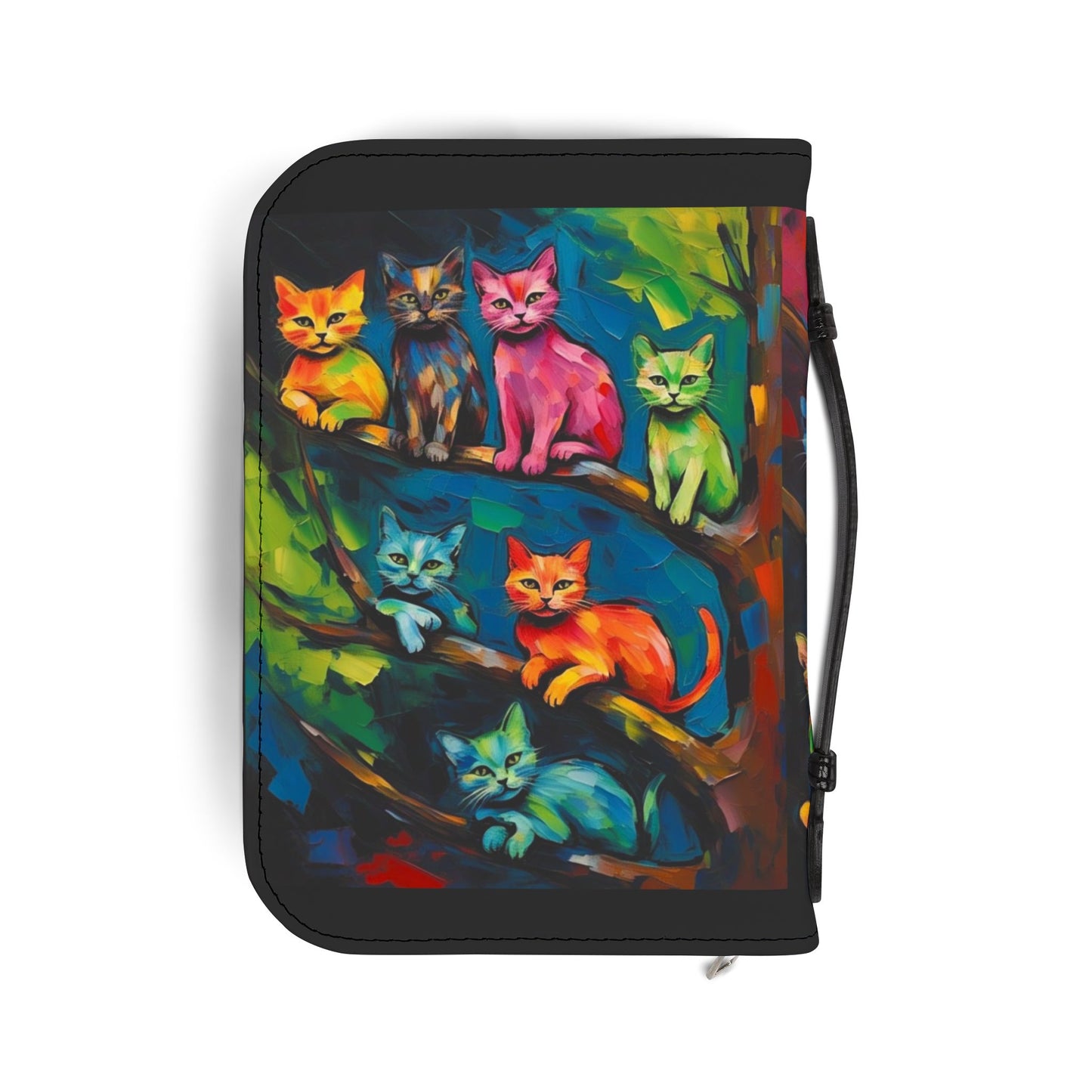 Painted Cat Tree Book/Bible Cover, 4 sizes
