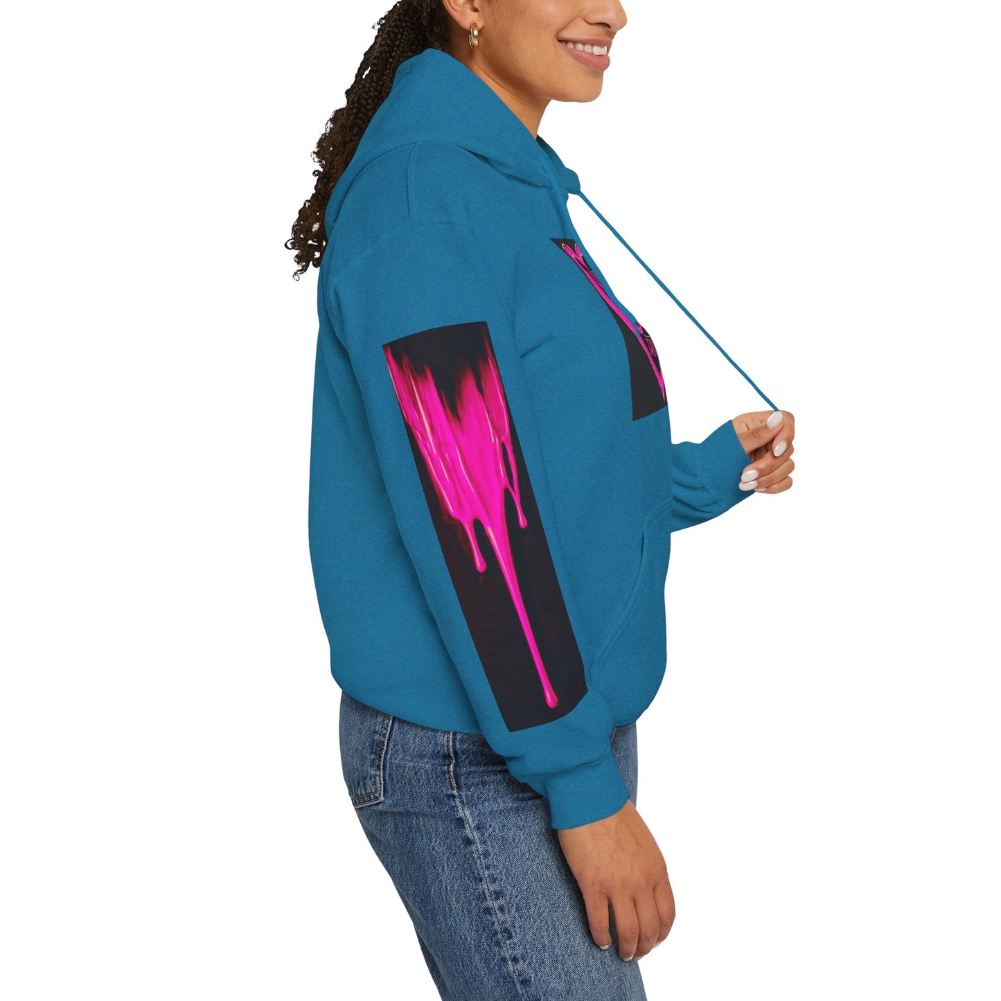 Koko Una Tarot- Official Pink Heart Logo- Hooded Sweatshirt Unisex Heavy Blend™