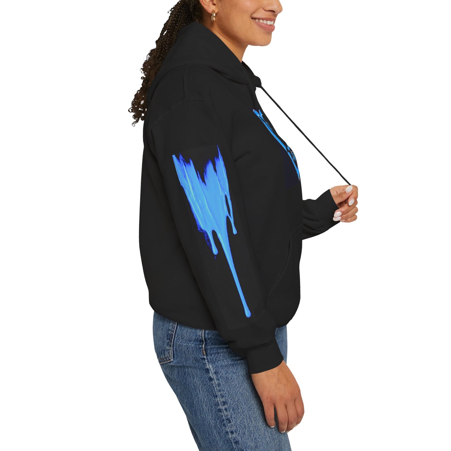 Koko Una Tarot- Official Blue Heart Logo- Unisex Heavy Blend Hoodie Sweatshirt