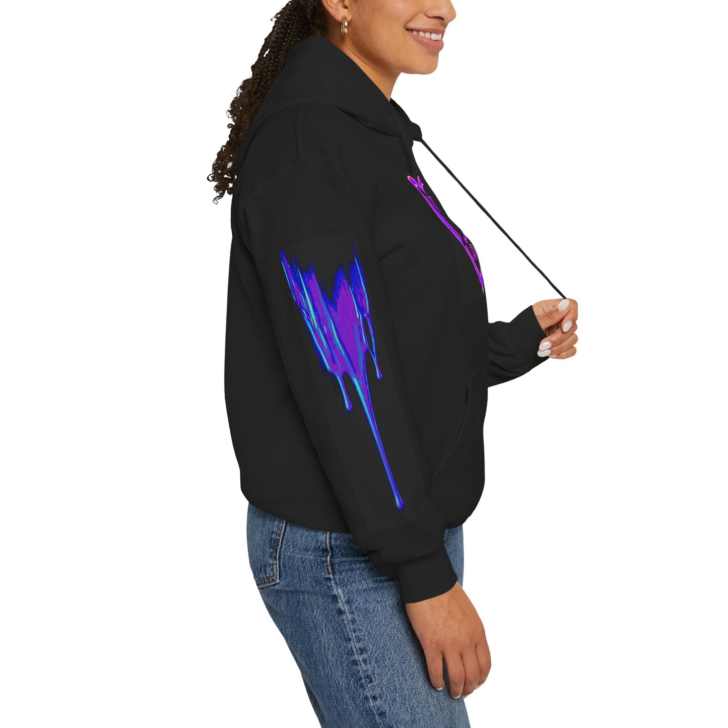 Koko Una Tarot- Official Purple Heart Logo- Unisex Heavy Blend Hoodie Sweatshirt