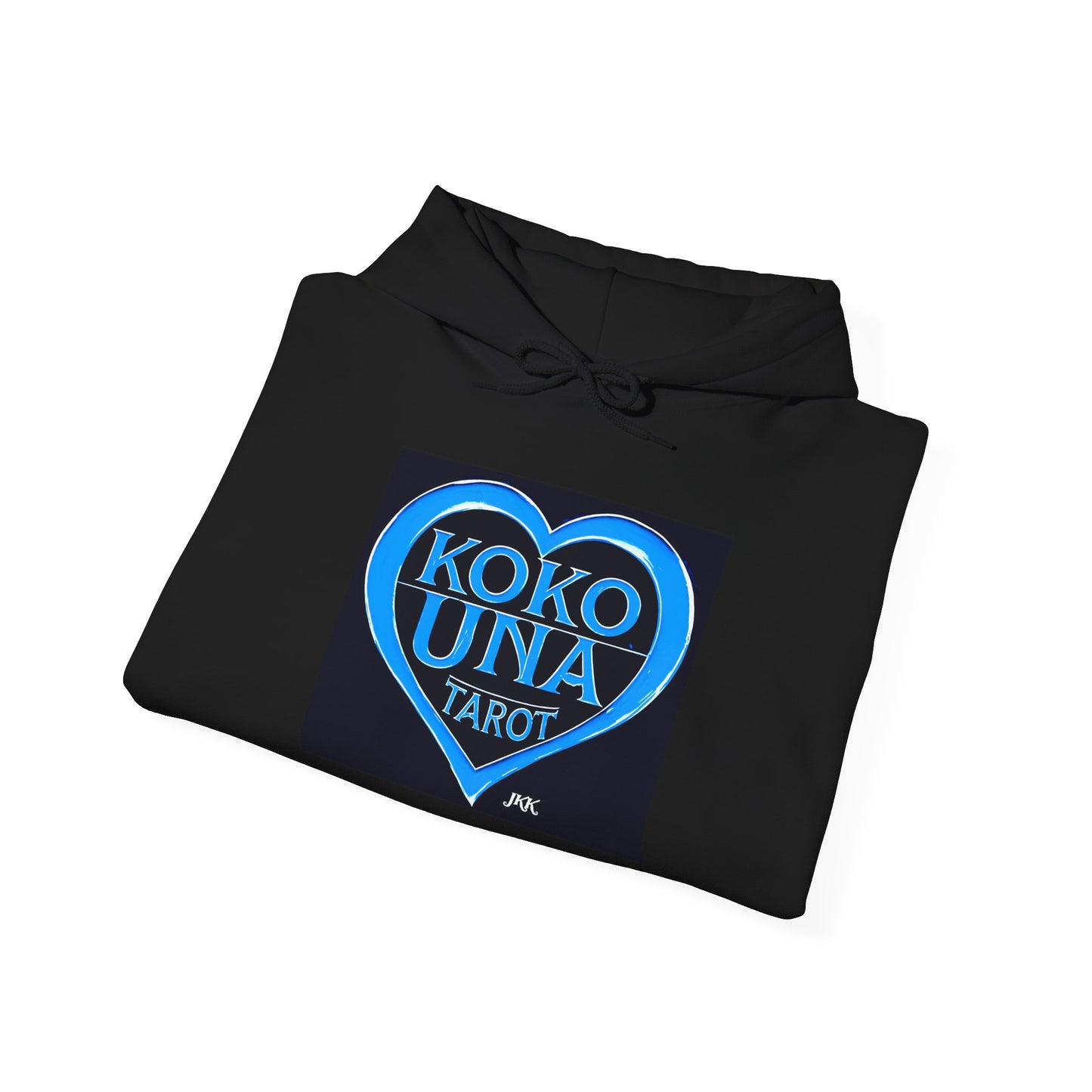 Koko Una Tarot- Official Blue Heart Logo- Unisex Heavy Blend Hoodie Sweatshirt