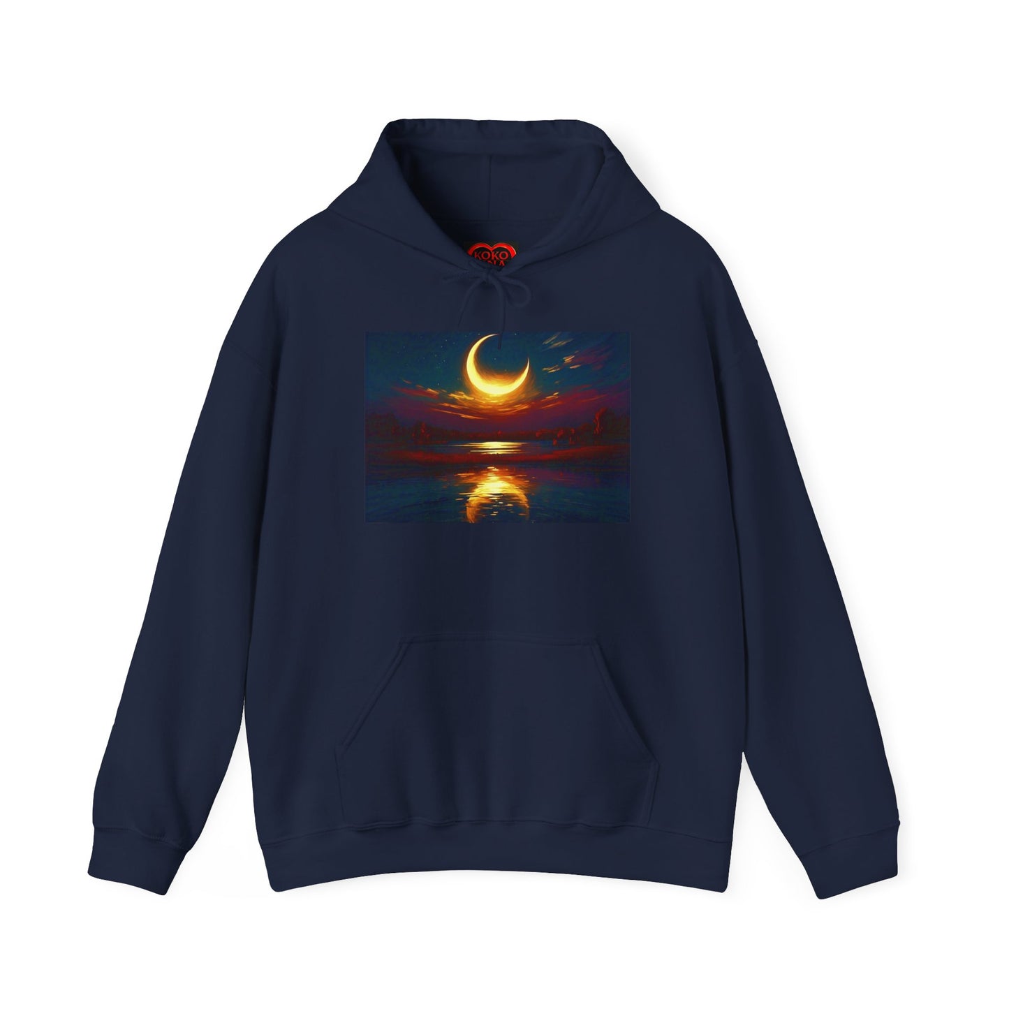 Mystical Sky Eclipse by Koko Una- Unisex Hooded Sweatshirt