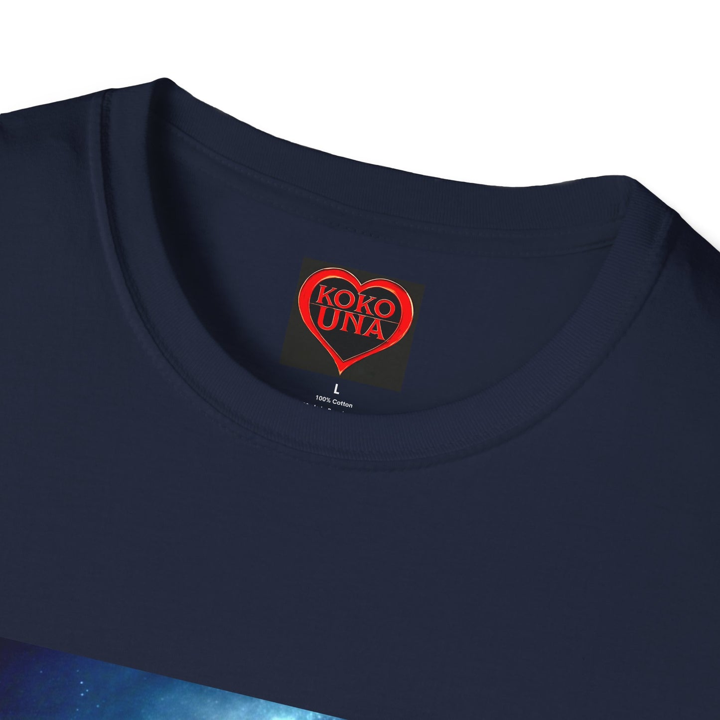 Zodiac by Koko Una- Aquarius Water Bearer (Picture ONLY)- Unisex Softstyle T-Shirt - Astrology Inspired