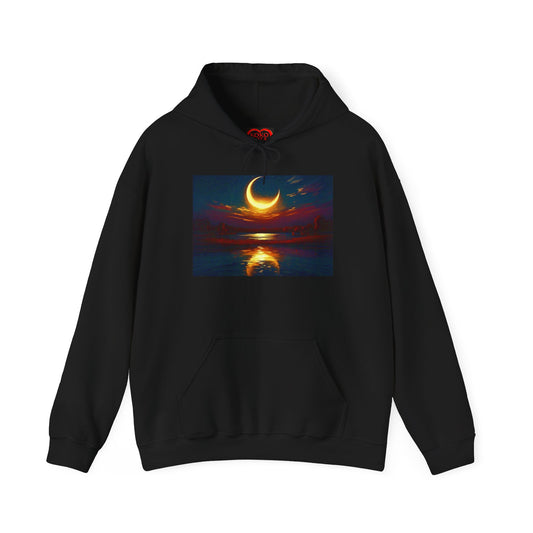Mystical Sky Eclipse by Koko Una- Unisex Hooded Sweatshirt
