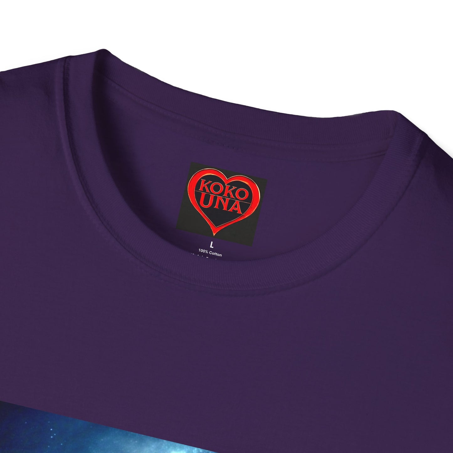 Zodiac by Koko Una- Aquarius Water Bearer (Picture ONLY)- Unisex Softstyle T-Shirt - Astrology Inspired