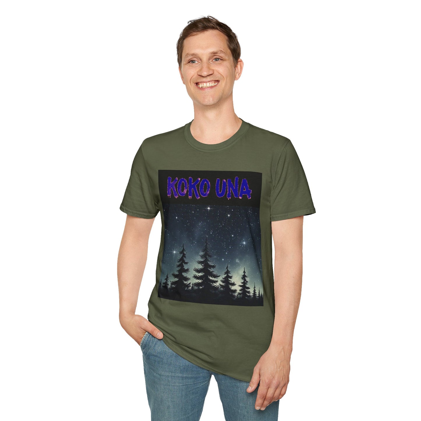 Stars at Night by Koko Una- Unisex Softstyle T-Shirt