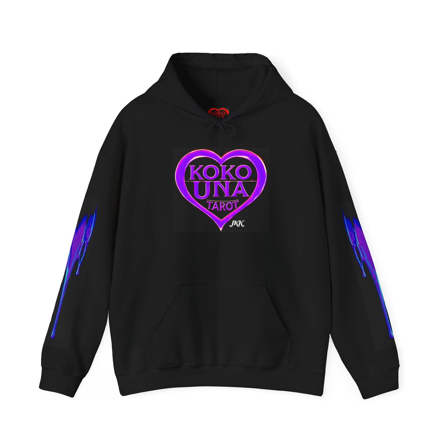 Koko Una Tarot- Official Purple Heart Logo- Unisex Heavy Blend Hoodie Sweatshirt