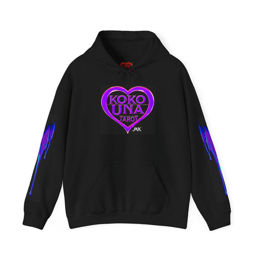 Koko Una Tarot- Official Purple Heart Logo- Unisex Heavy Blend Hoodie Sweatshirt