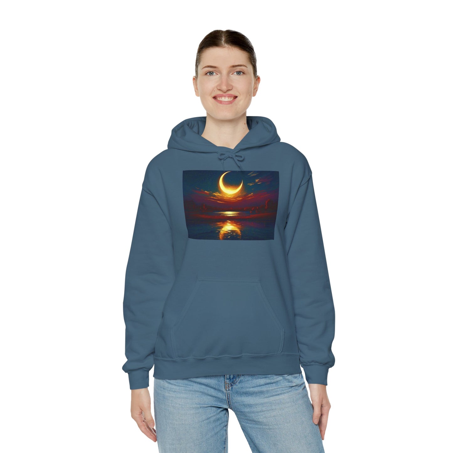 Mystical Sky Eclipse by Koko Una- Unisex Hooded Sweatshirt