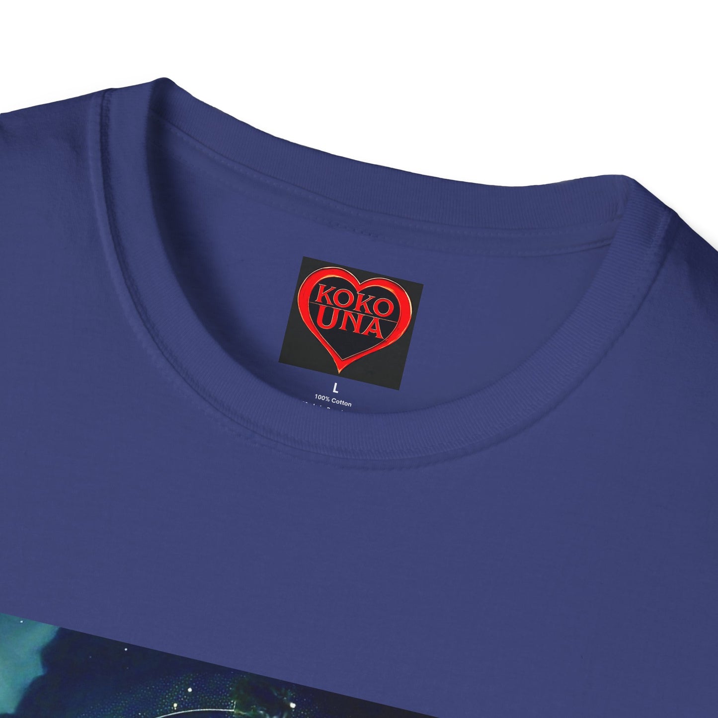 Zodiac by Koko Una- Virgo Maiden (Picture ONLY)- Unisex Softstyle T-Shirt - Astrology Inspired