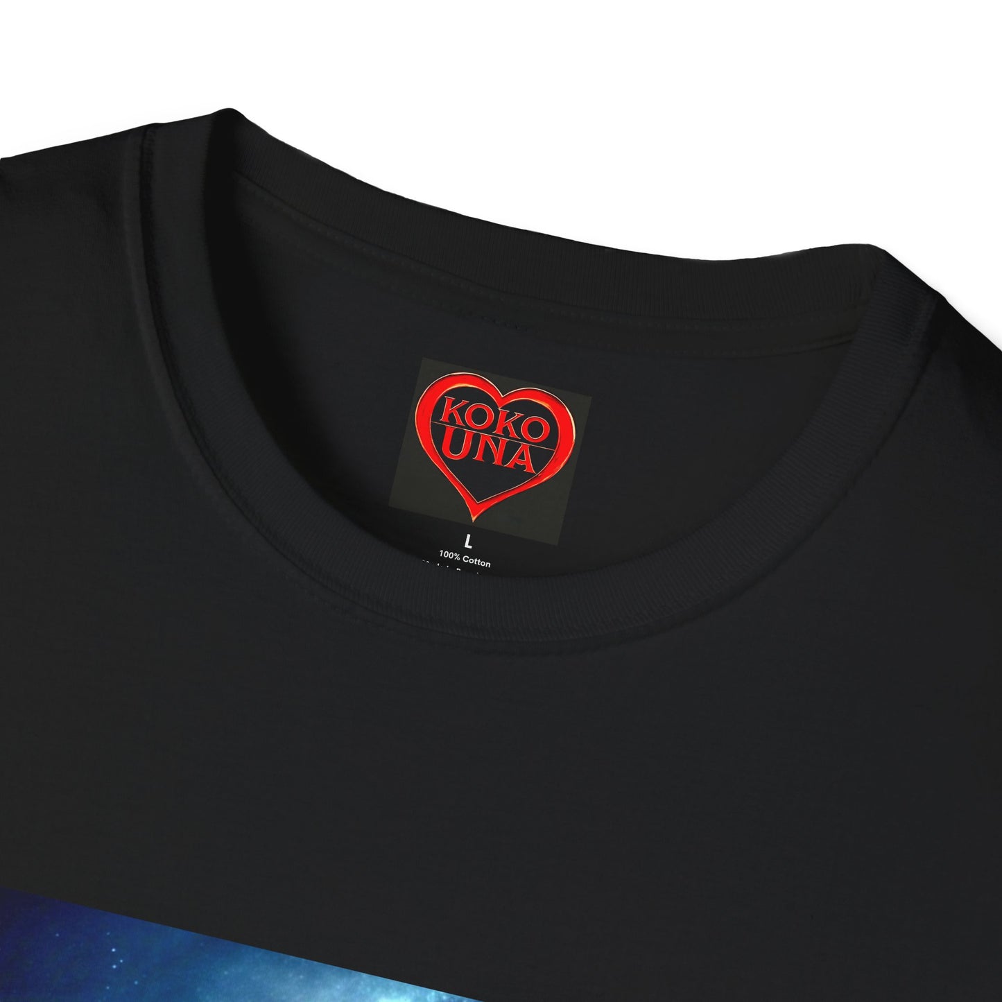 Zodiac by Koko Una- Aquarius Water Bearer (Picture ONLY)- Unisex Softstyle T-Shirt - Astrology Inspired
